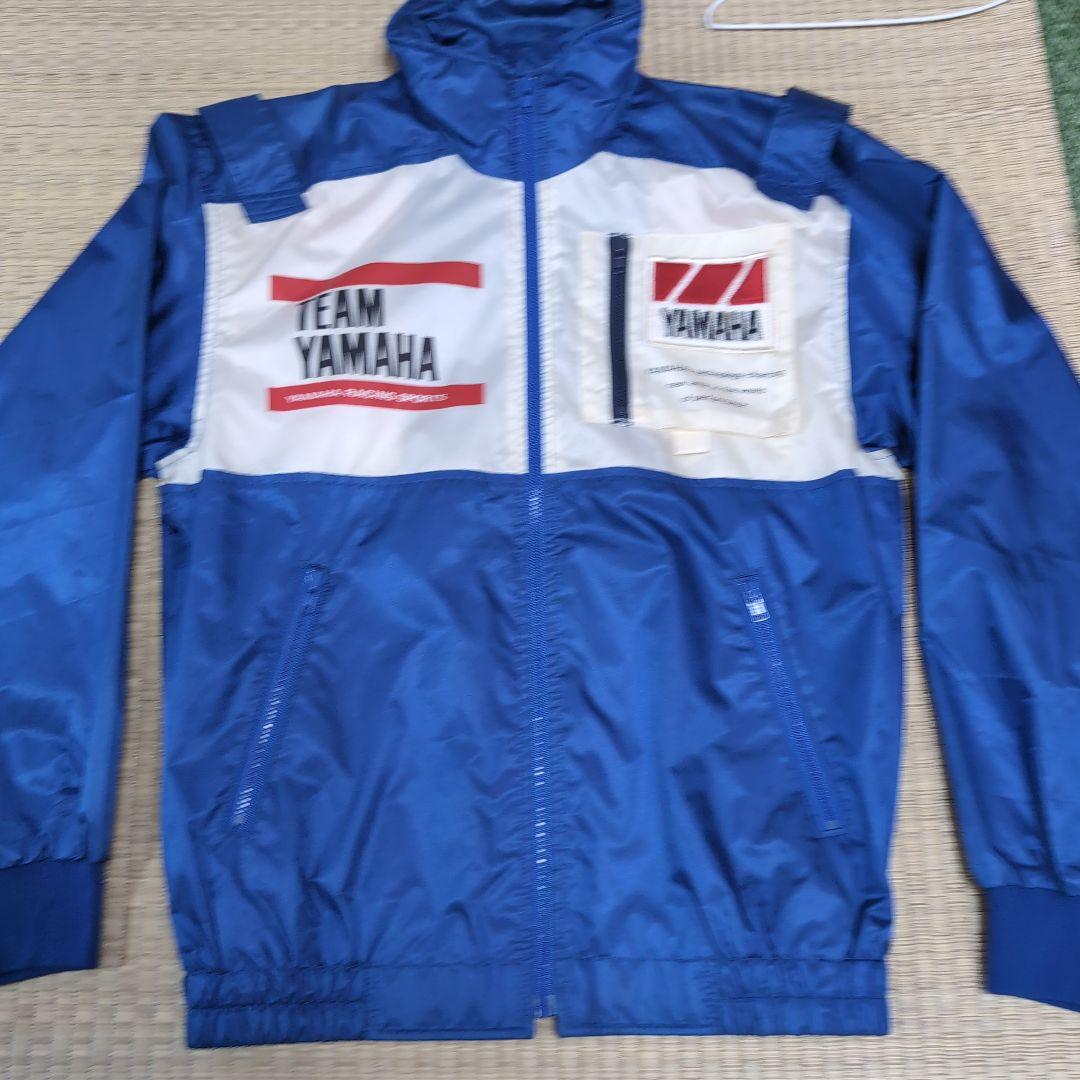 希少　チームヤマハジャッケット　ブルー