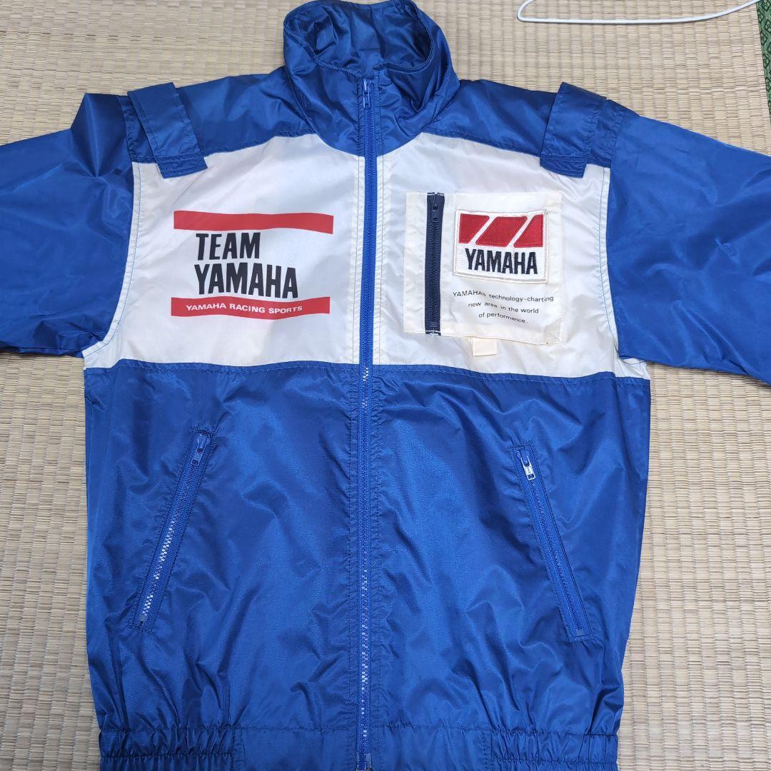希少　チームヤマハジャッケット　ブルー