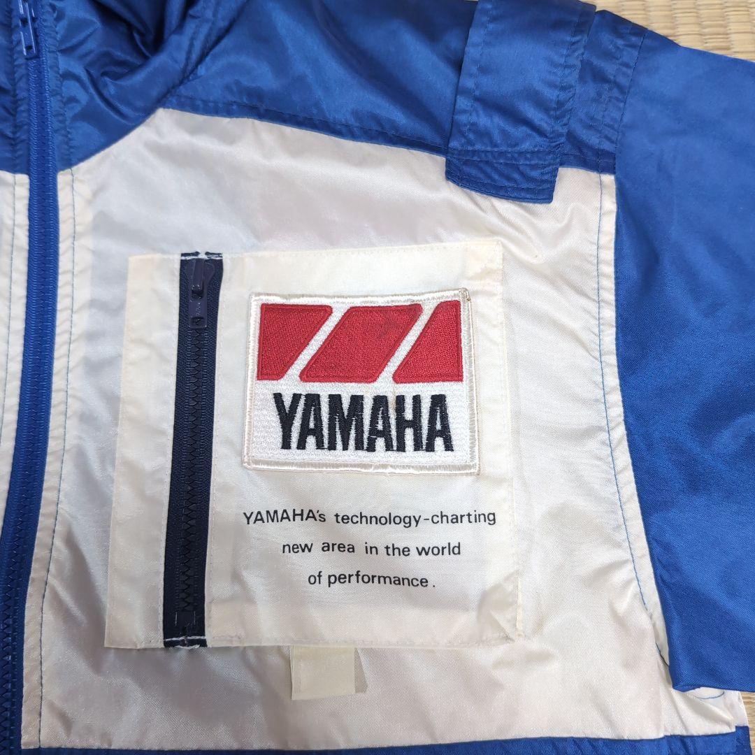 希少　チームヤマハジャッケット　ブルー