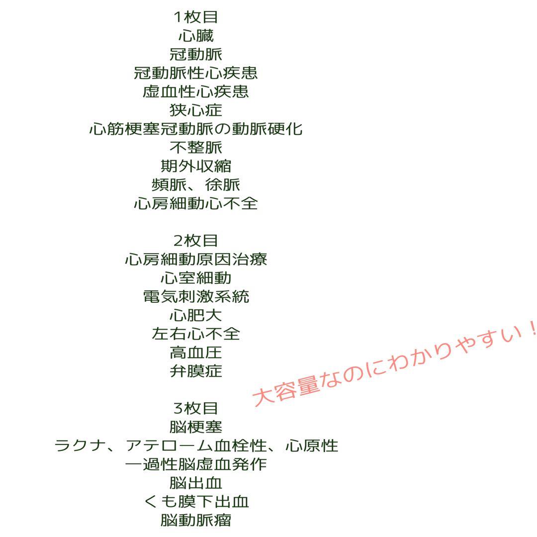 【セット割引！】循環器疾患をわかりやすく解説！　看護師国家試験対策　実習　必修