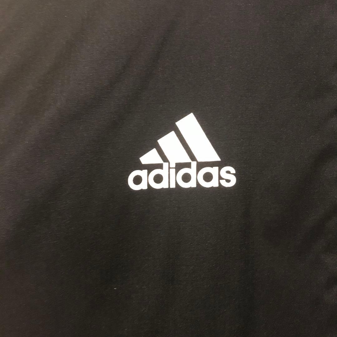 adidas ダウンブラック ベンチコート
