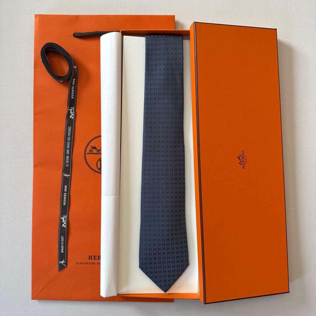 専用です。　　　エルメス ネクタイ 《ファソネ H》 7 cm 新品 未使用