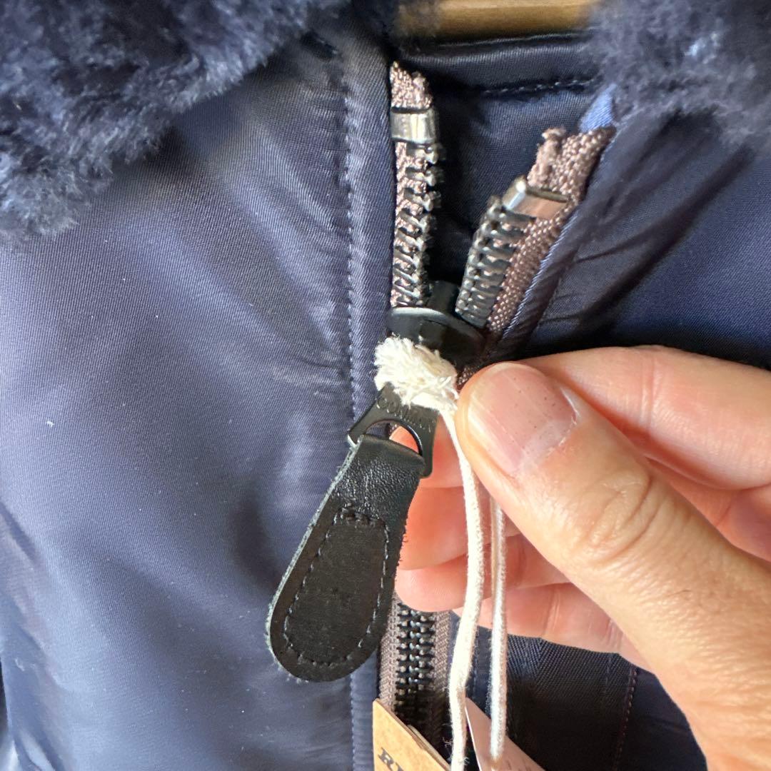 Sサイズ50s復刻ネイビー フライトジャケット TYPE B-15C青い