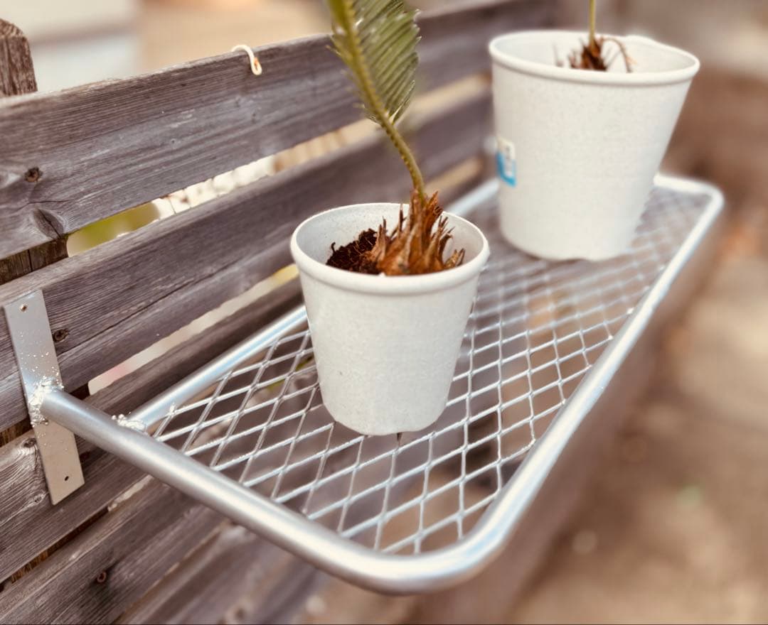 アメリカンフェンス風　バリケード　間仕切り　パーテーション&シェルフ　棚