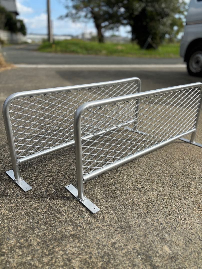 アメリカンフェンス風　バリケード　間仕切り　パーテーション&シェルフ　棚