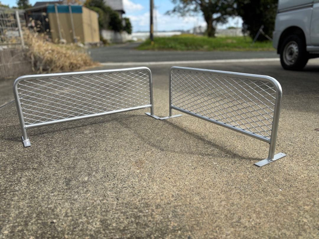 アメリカンフェンス風　バリケード　間仕切り　パーテーション&シェルフ　棚