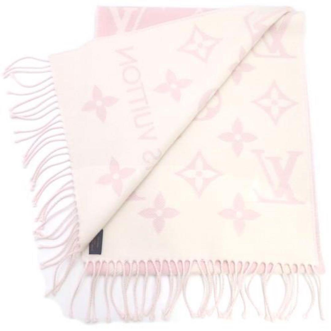 新品未使用 LOUIS VUITTON ルイヴィトンM77729 マフラー 箱付