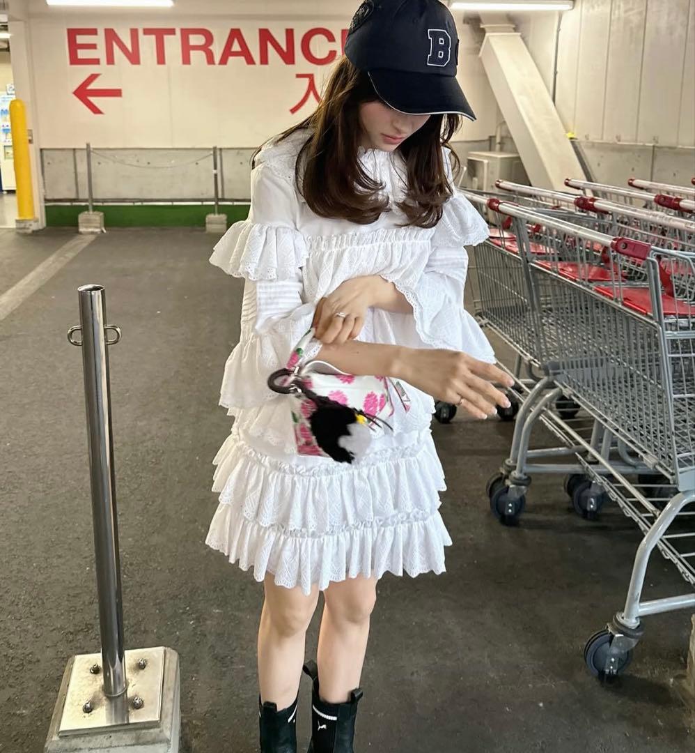 【新品】Bibiy.MILLIELACEDRESSフリルワンピース