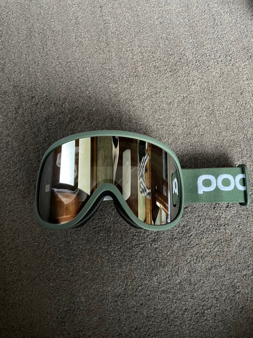 POC ゴーグル オリーブグリーン ミラー