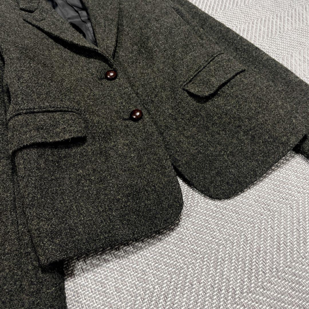 美品✨️ マーガレットハウエル ハリスツイード テーラードジャケット くるみボタン