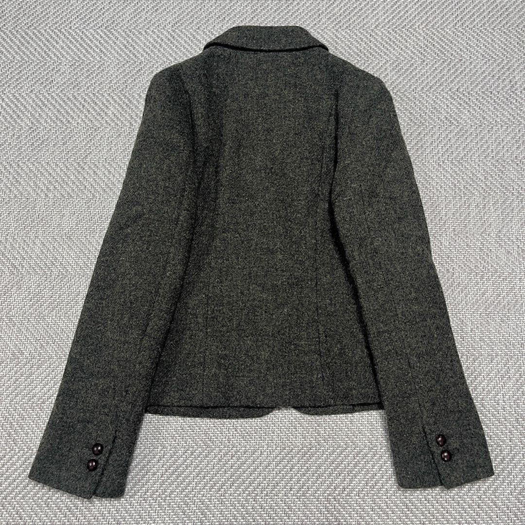美品✨️ マーガレットハウエル ハリスツイード テーラードジャケット くるみボタン