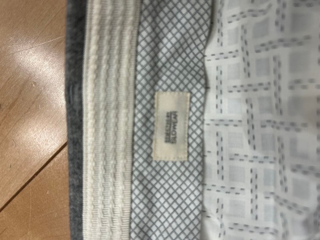 インコテックス　ライトグレー カーゴスラックス ウール SUPER 100'S