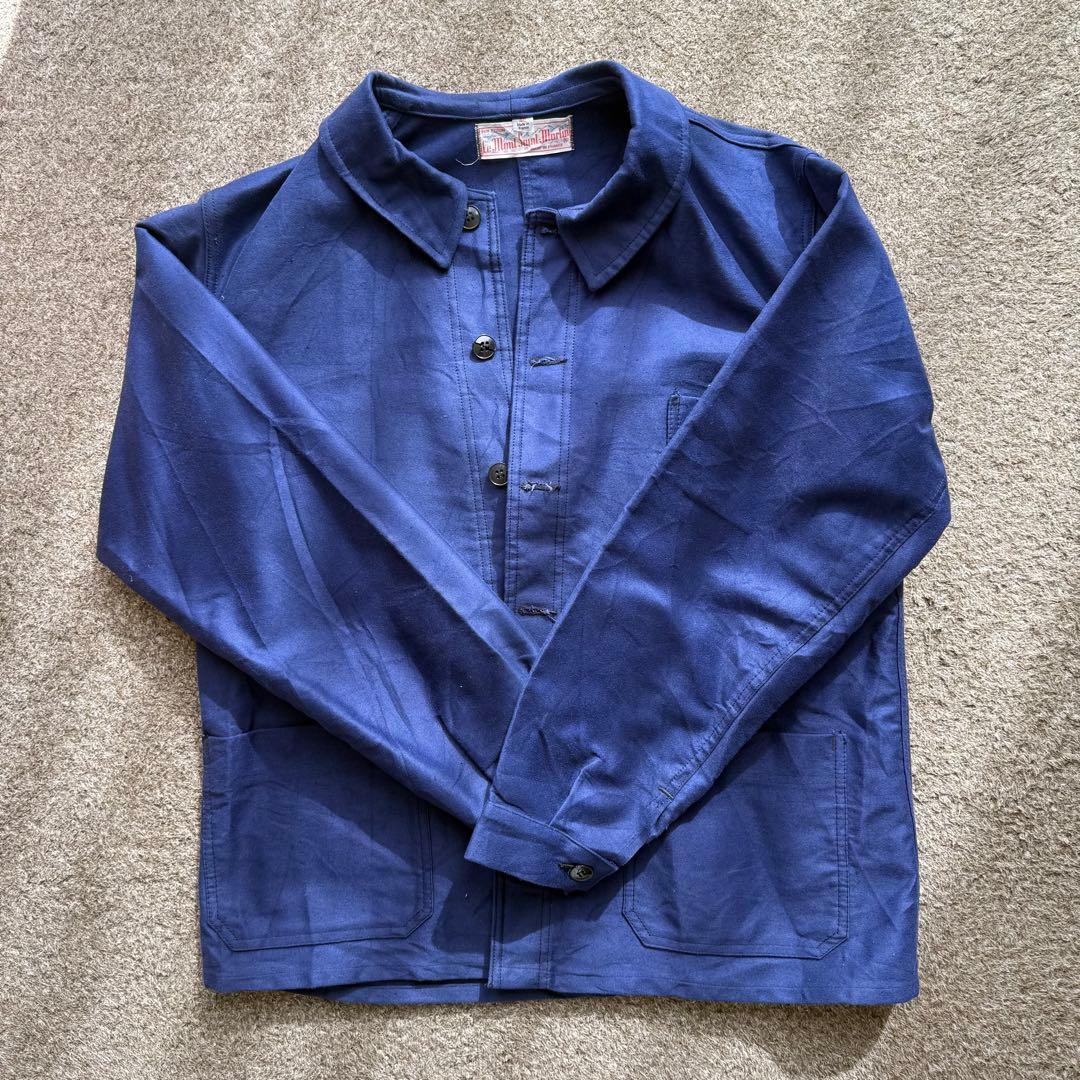 【値下げ済み】ビンテージ70〜80年代　モールスキン　ワークジャケット　希少