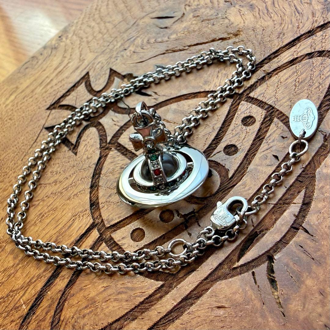 美品/正規品 VivienneWestwood タイニーオーブ/ガンメタル