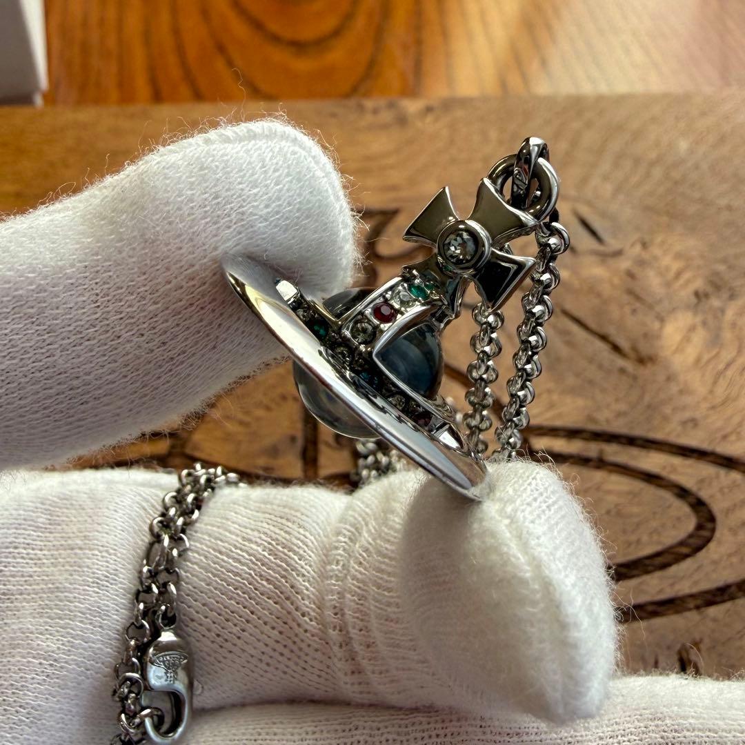 美品/正規品 VivienneWestwood タイニーオーブ/ガンメタル