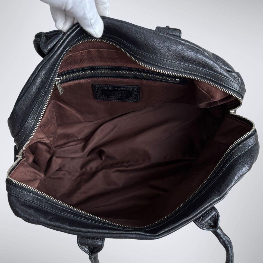 hunting world ハンティングワールド　ボストンバッグ　オールレザー