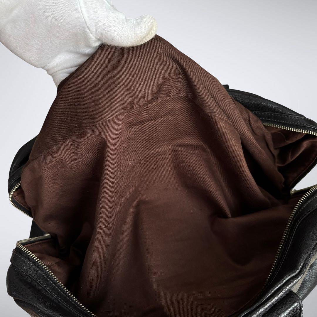 hunting world ハンティングワールド　ボストンバッグ　オールレザー