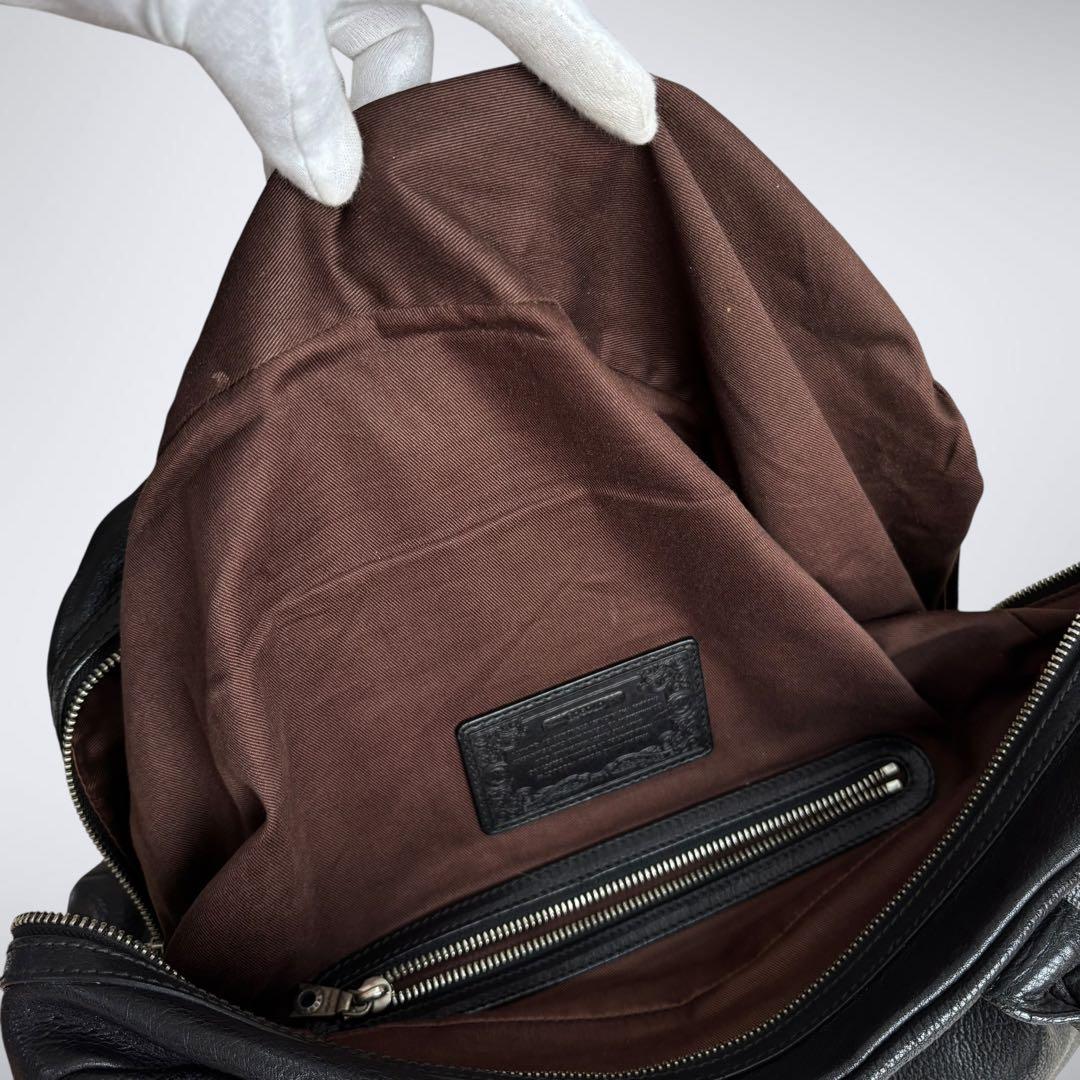 hunting world ハンティングワールド　ボストンバッグ　オールレザー