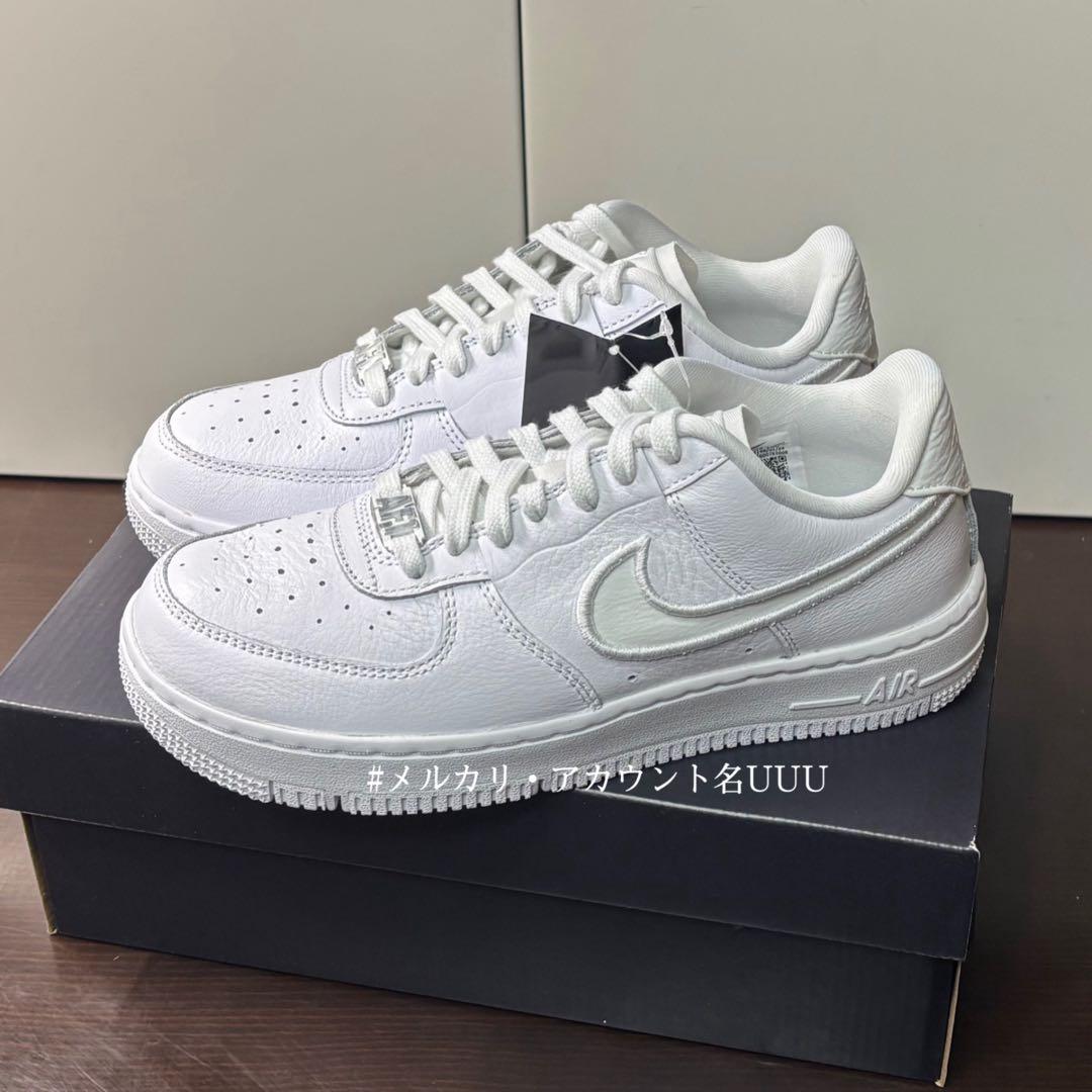■新品23cm■NIKE｜W エアフォース１ダンス｜ホワイト/メタリックシルバー