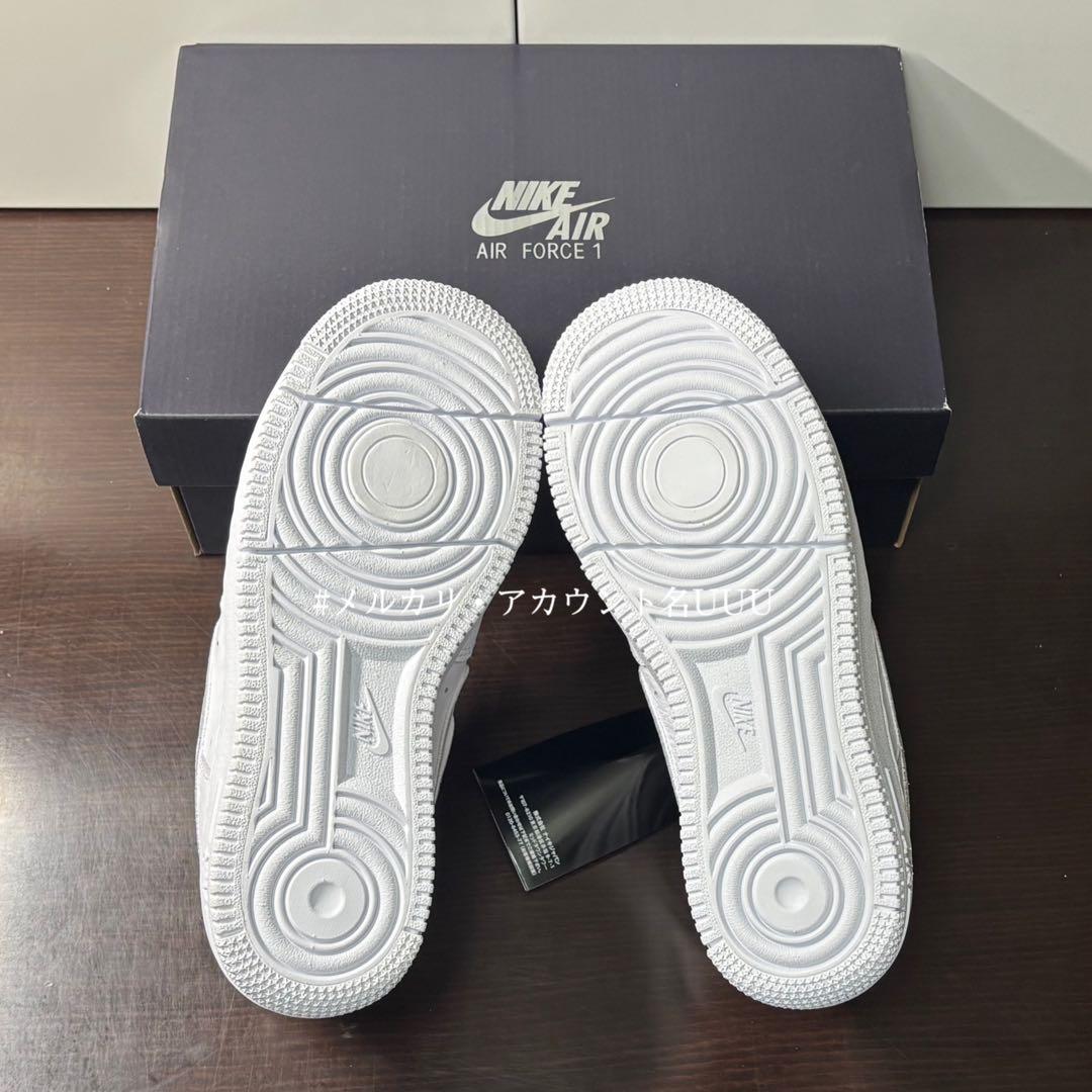 ■新品23cm■NIKE｜W エアフォース１ダンス｜ホワイト/メタリックシルバー