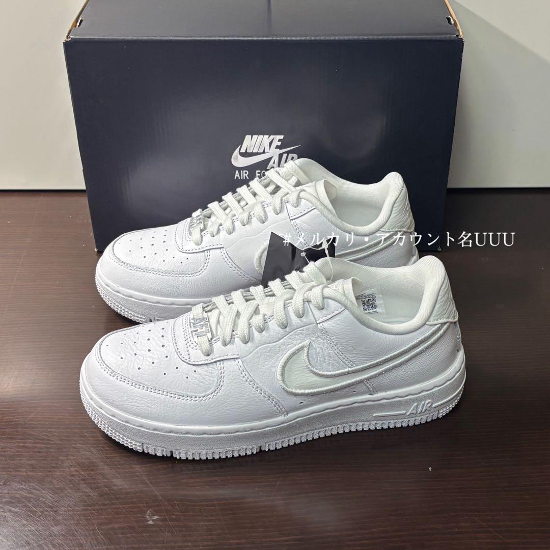 ■新品23cm■NIKE｜W エアフォース１ダンス｜ホワイト/メタリックシルバー