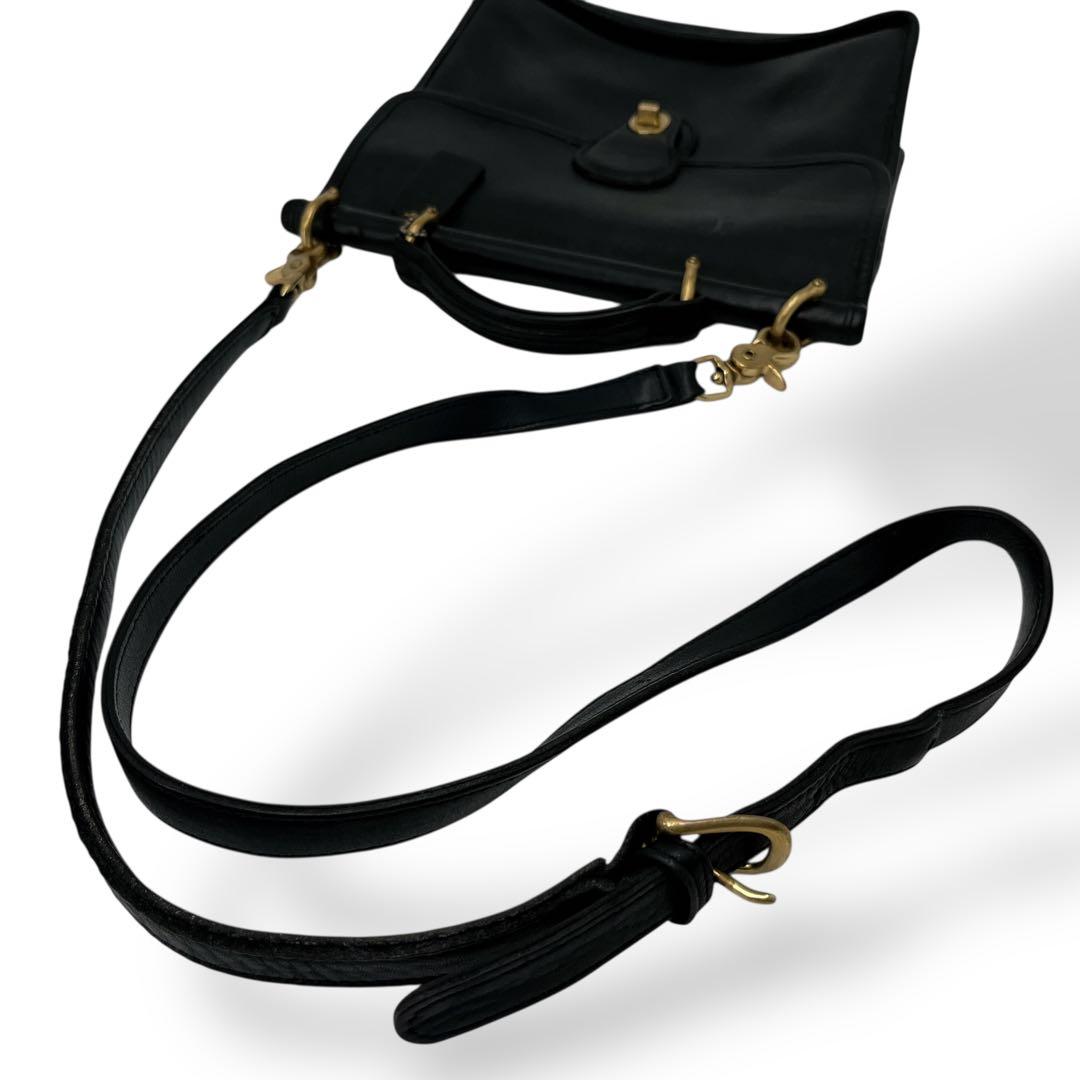 バッグ old coach 9927 2way shoulder bag BLACK