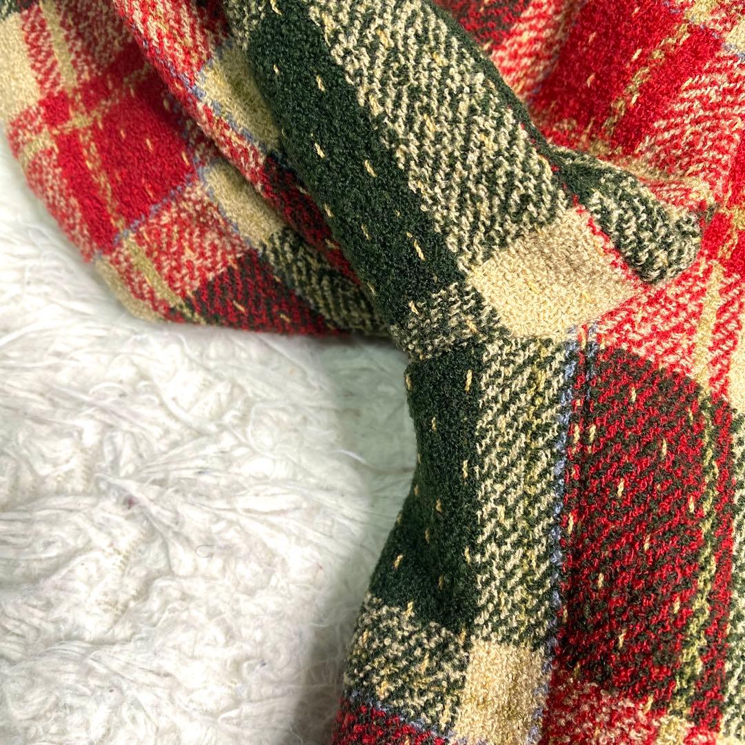 良品✨Christian Dior ノーカラー ジャケット ツイード チェック