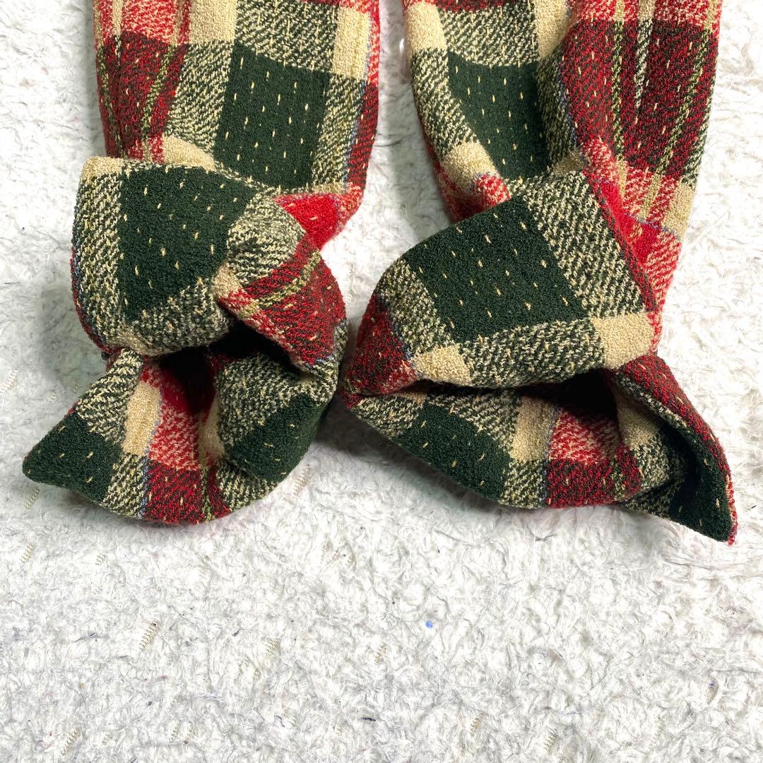 良品✨Christian Dior ノーカラー ジャケット ツイード チェック