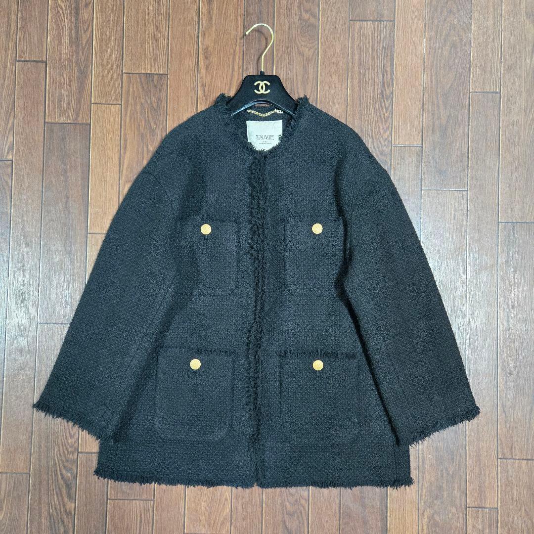 本日削除◆ジャーナルスタンダード GIOLICA ツイード ジャケット