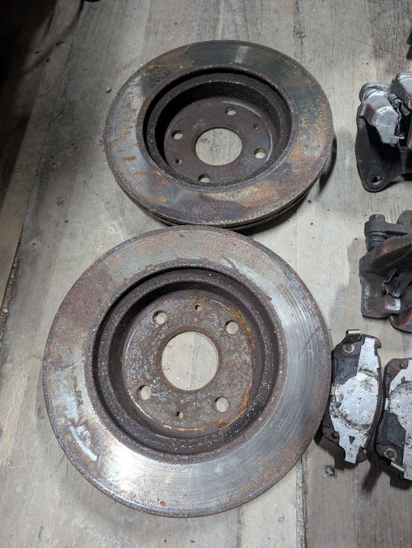 OH済 コペン L880K ブレーキ キャリパー ローター