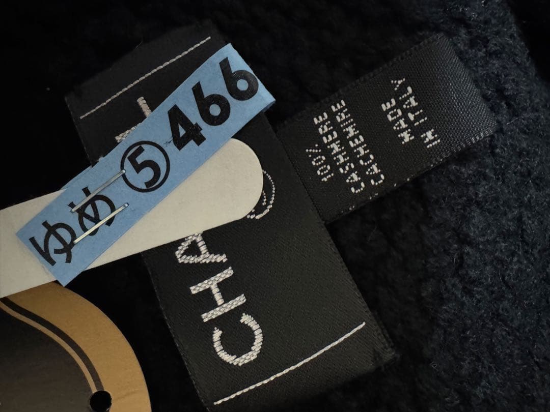 シャネル　ロゴ　マフラー