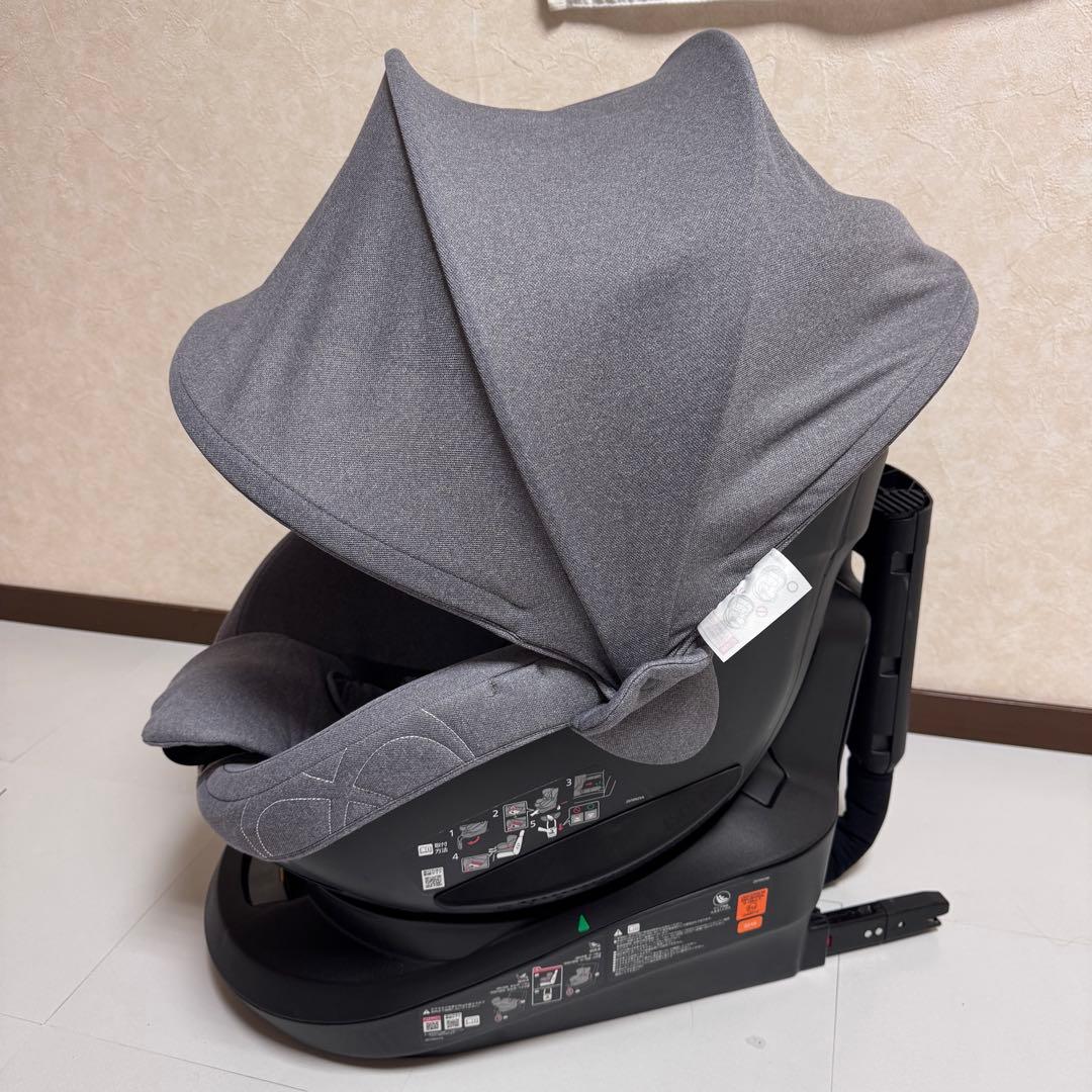 エールベベ クルット4i ISOFIX対応 チャイルドシート 回転式 中古美品