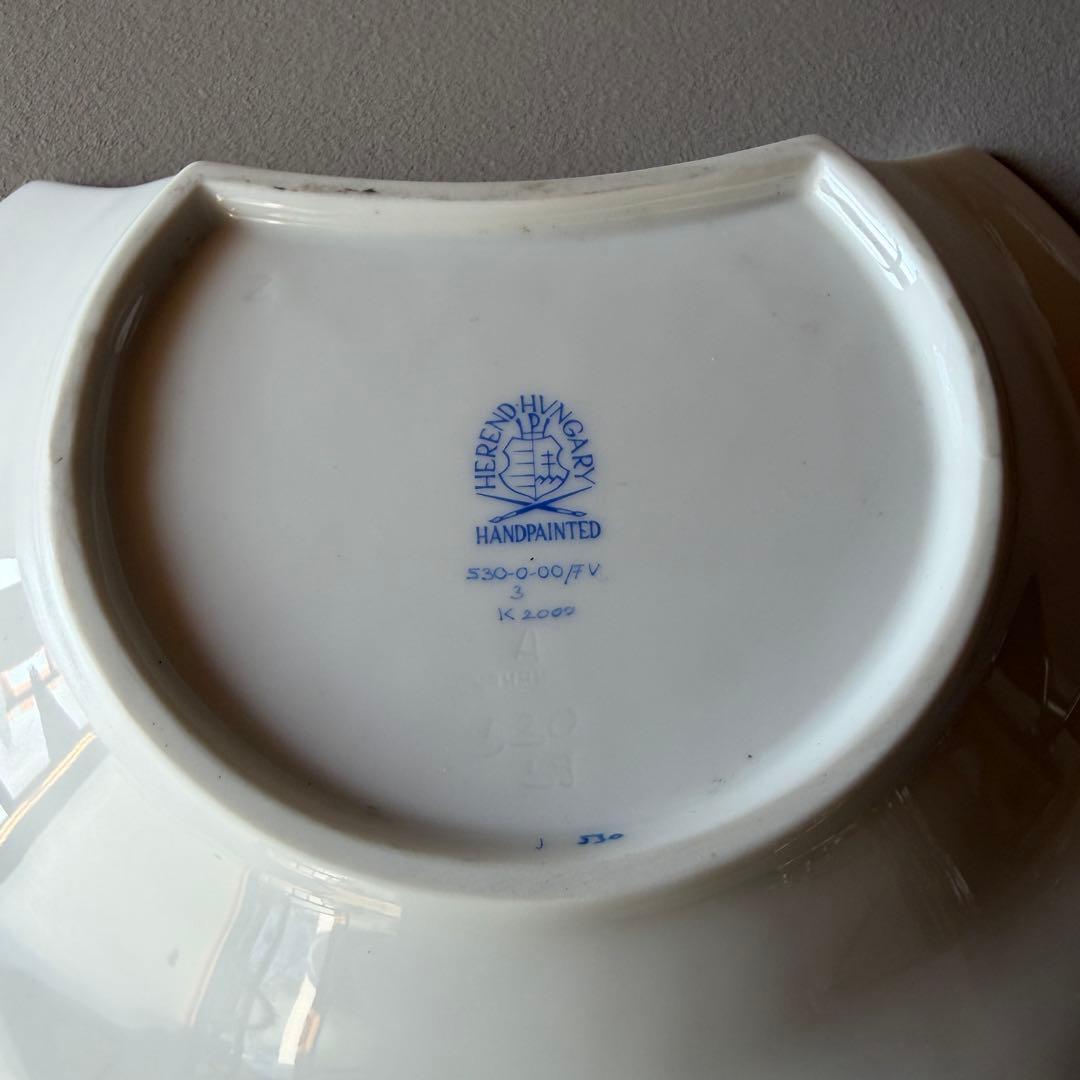 ヘレンド インドの華 クレセントディッシュ プレート 19cm