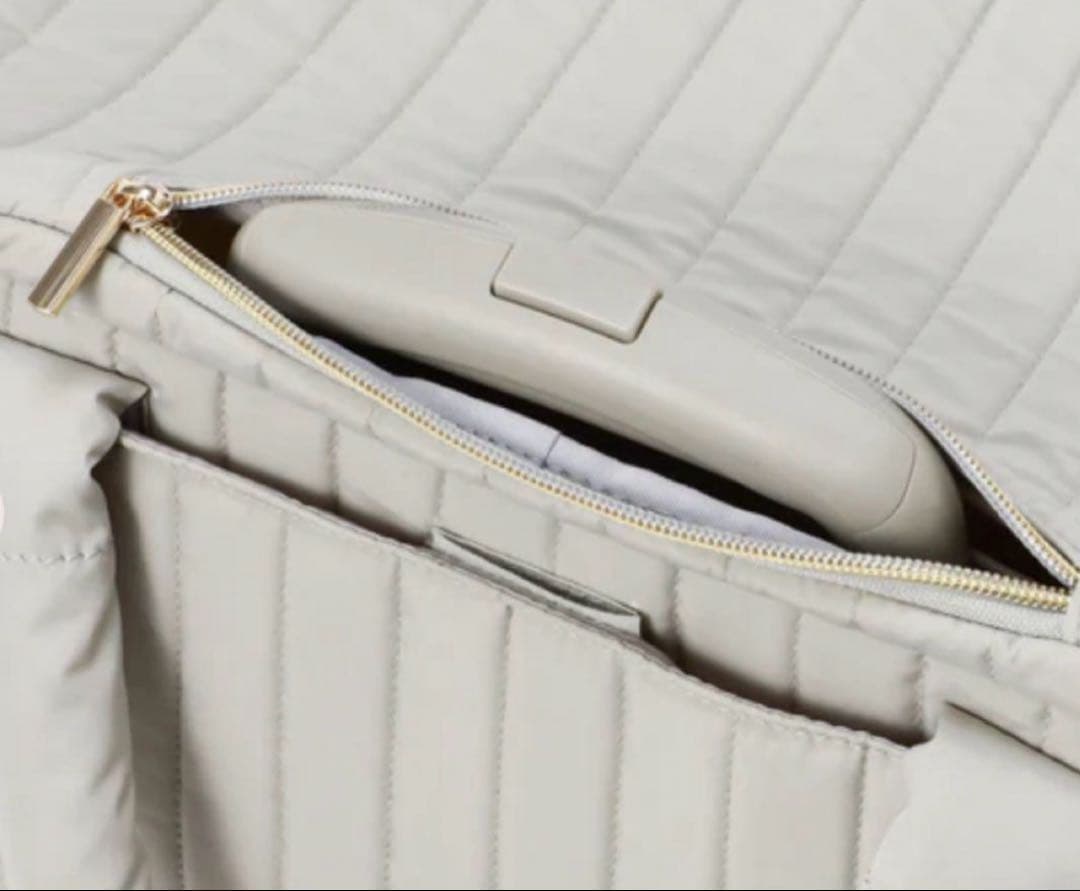 Francfranc キルティング ソフトキャリーバッグ グレー 新品