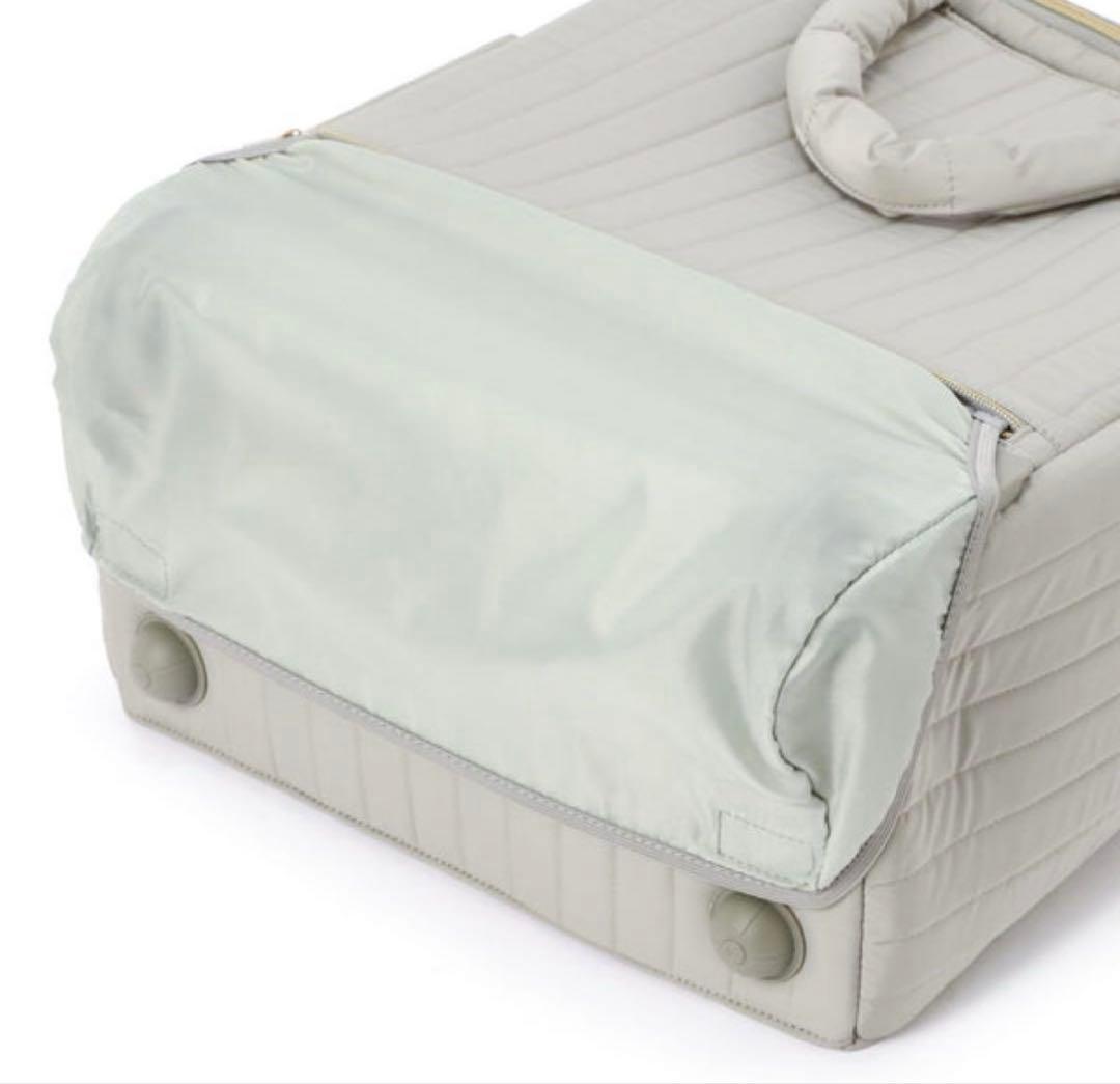 Francfranc キルティング ソフトキャリーバッグ グレー 新品