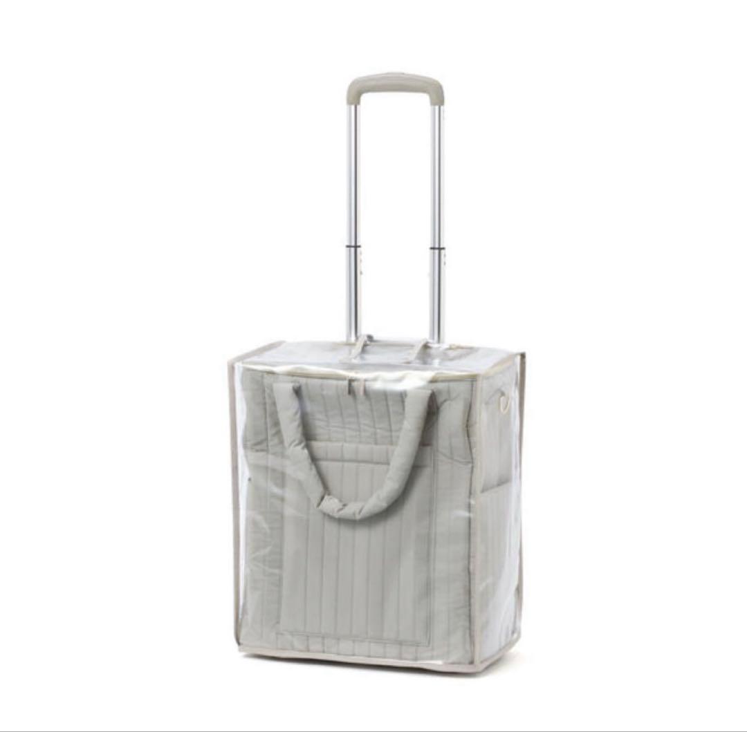 Francfranc キルティング ソフトキャリーバッグ グレー 新品