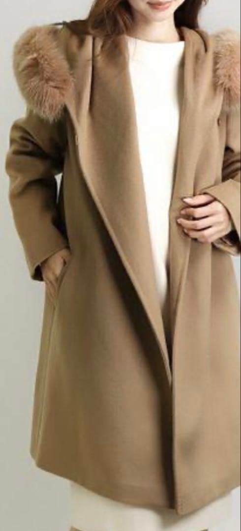 Max Mara Studio ウールロングコート キャメル