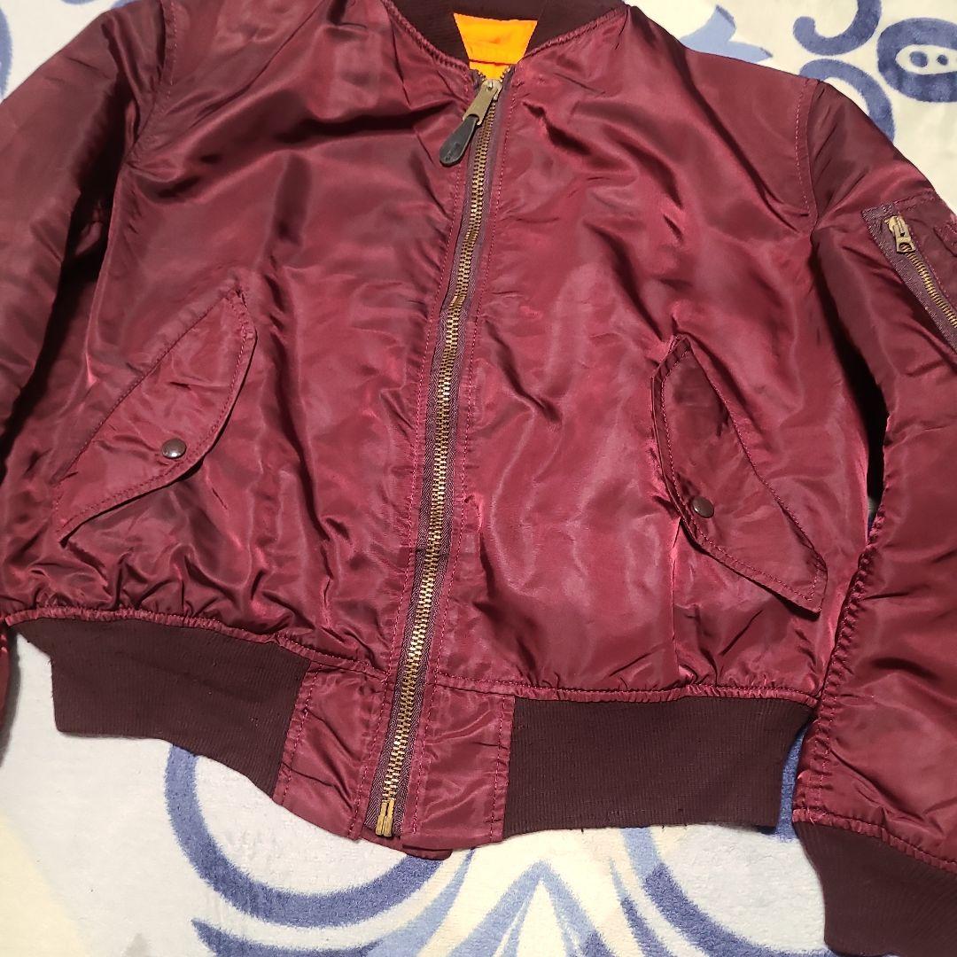 USA製 アルファ Alpha Industries MA-1バーガンディ