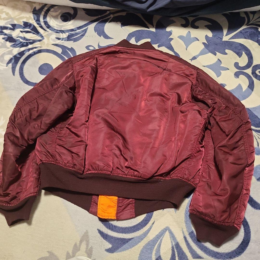 USA製 アルファ Alpha Industries MA-1バーガンディ