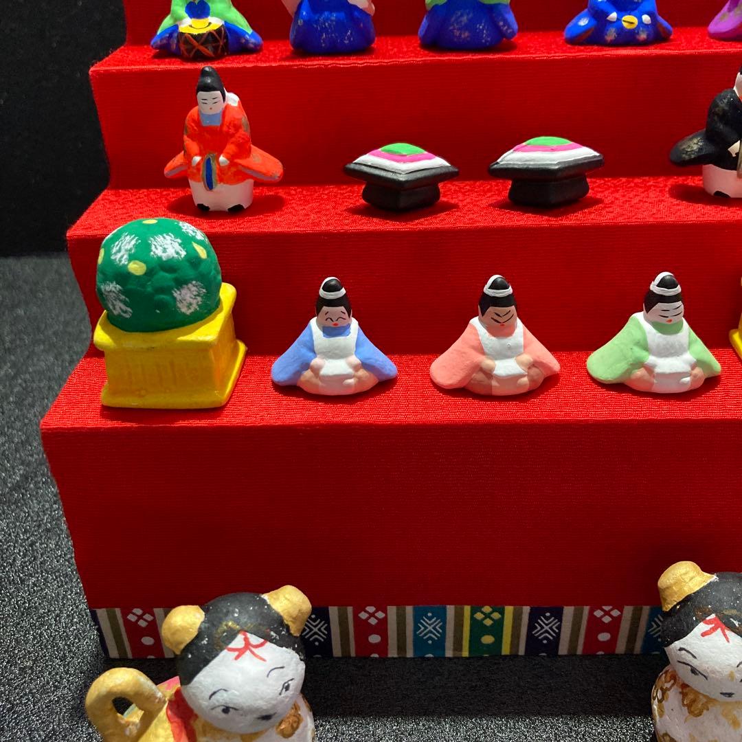 雛人形　龍虎作　豆雛段飾り　オマケ付き