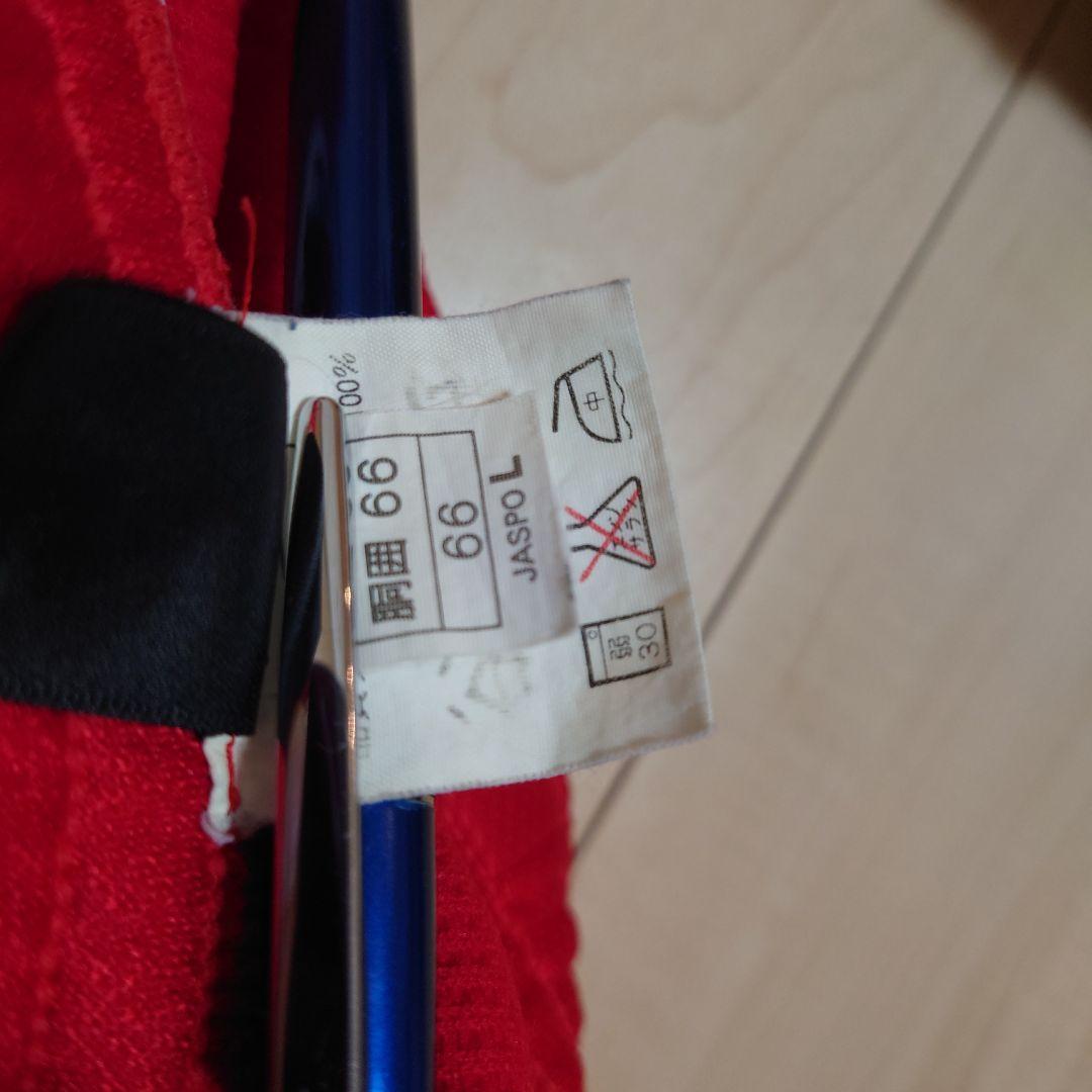 ホ*ん様 asics バレーボール ブルマ Lサイズ 赤/白