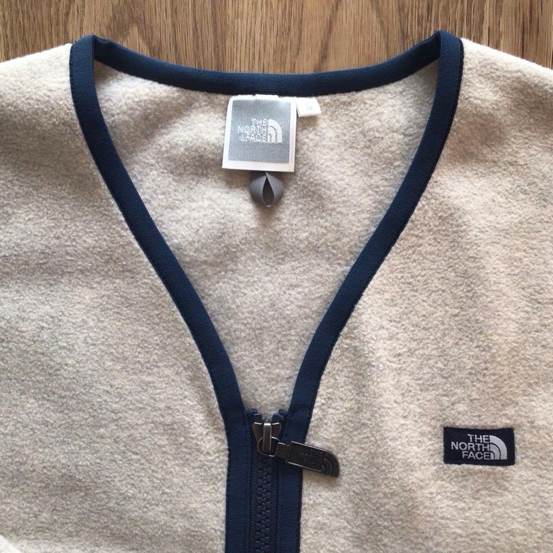 新品 ノースフェイス フリース アルマディラカーディガン オートミール S