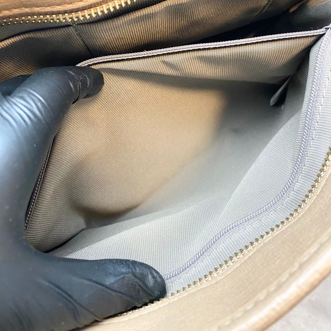 【未使用級】FURLA ハンドバッグ 2way デイジー チャーム ベージュ