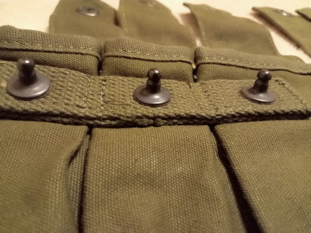 米軍実物　m3　マガジンポーチ OD トンプソン　ベトナム戦争　海兵隊