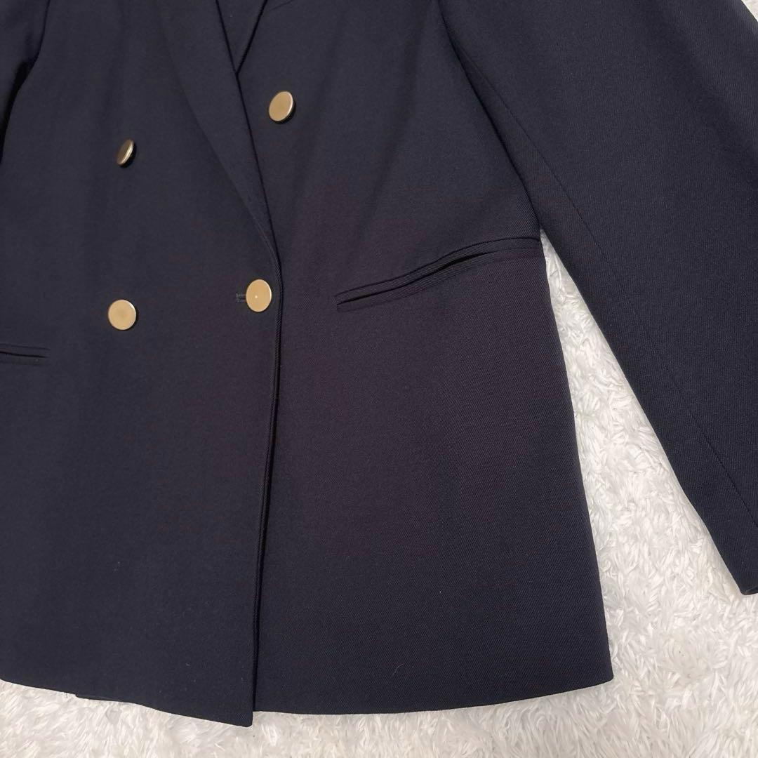 【美品】Mila Owen 金ボタン ダブル テーラードジャケット ネイビー