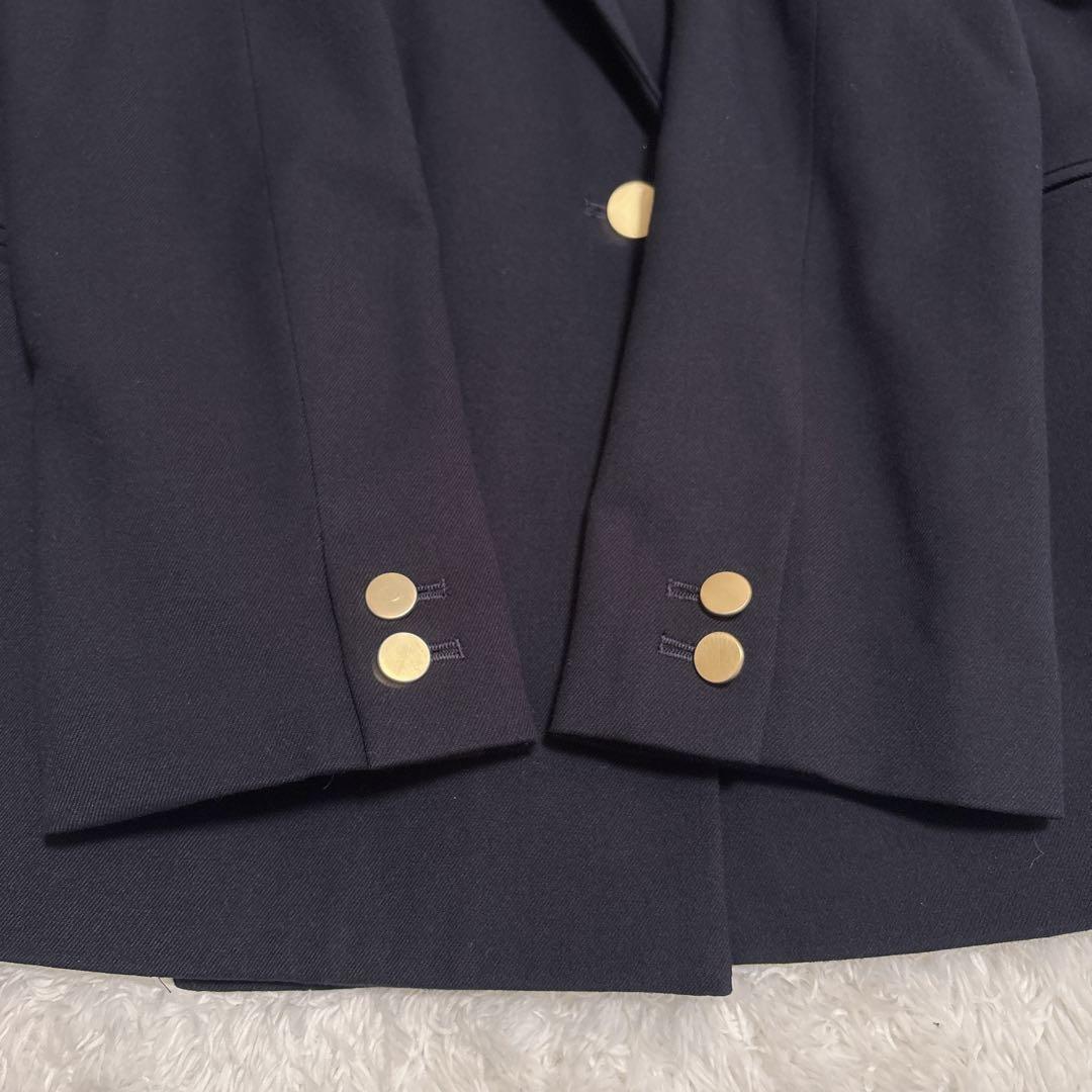 【美品】Mila Owen 金ボタン ダブル テーラードジャケット ネイビー