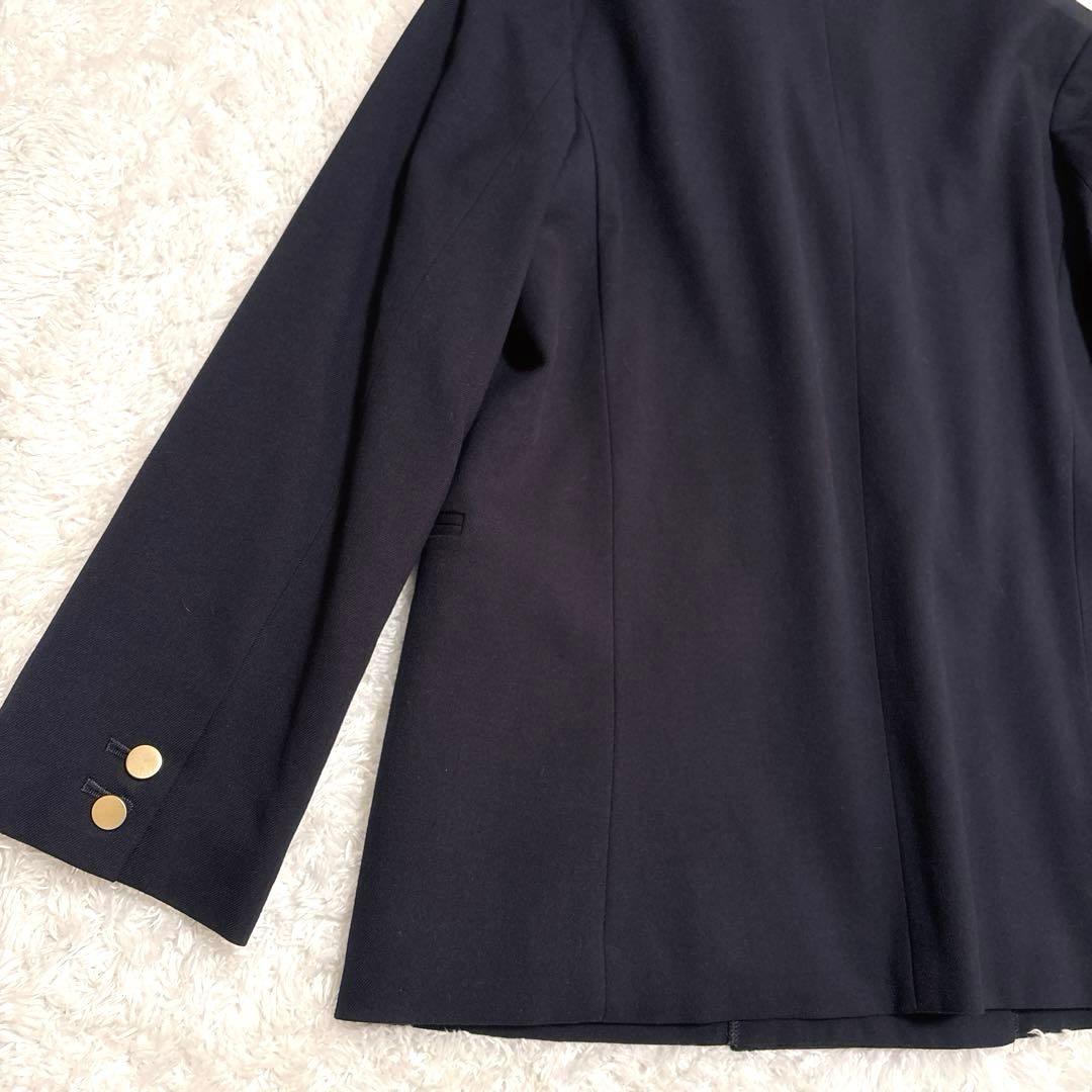 【美品】Mila Owen 金ボタン ダブル テーラードジャケット ネイビー