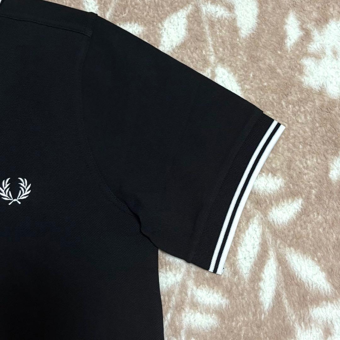 【新品・未使用】フレッドペリーポロシャツ Sサイズ ブラックメンズ M3600