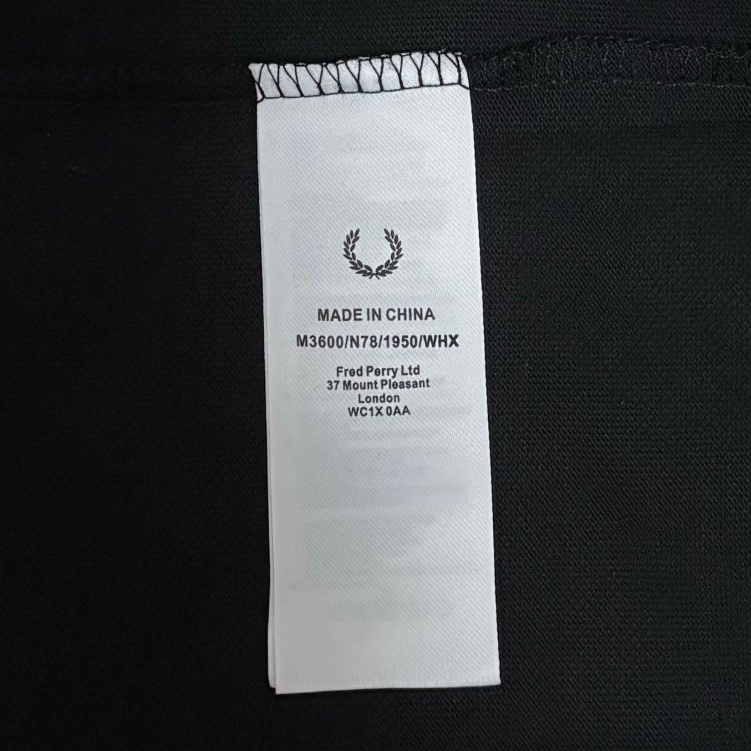 【新品・未使用】フレッドペリーポロシャツ Sサイズ ブラックメンズ M3600