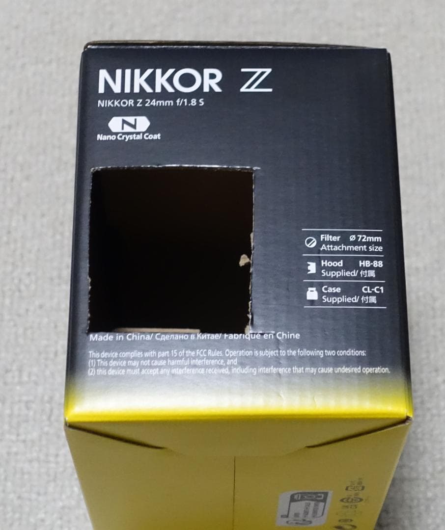 【保証書付き】ニコン NIKKOR Z 24mm f/1.8 S レンズ